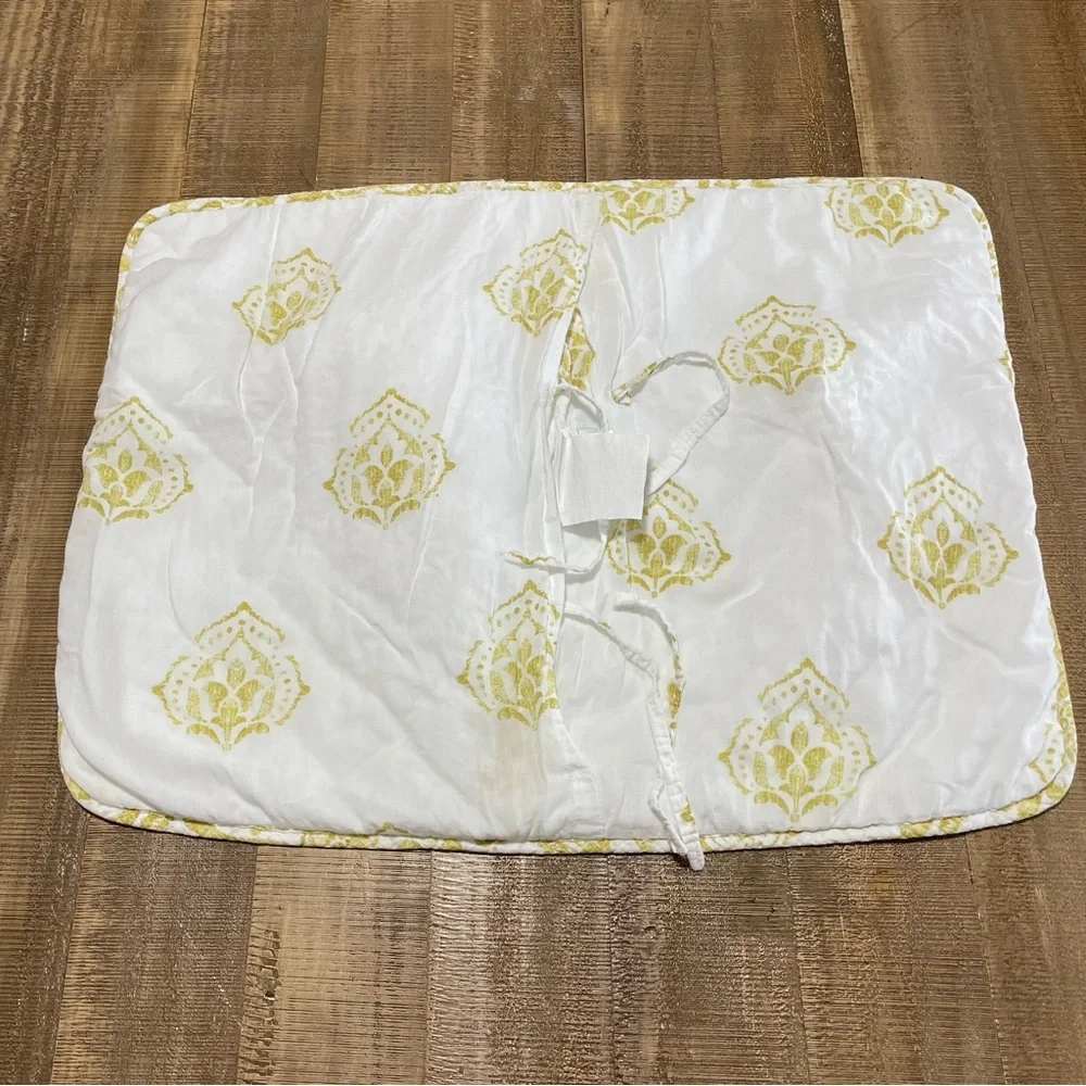 Rachel Ashwell Elegant Yellow floral pillow sham